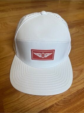 Melin Trenchēs HYDRØ Performance Hat - White with Red SF Olympic Club Logo